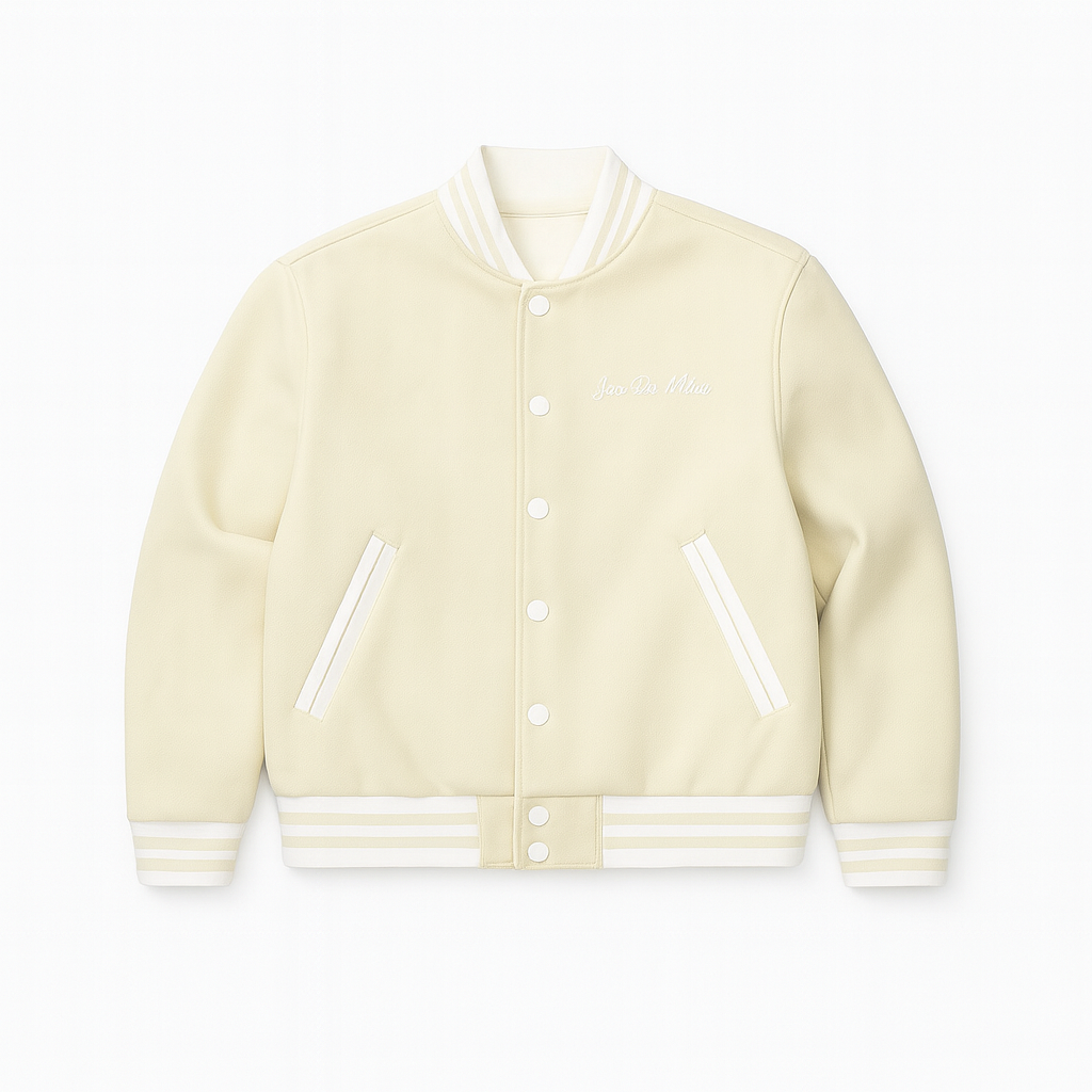 Fleece Letterman Jacket