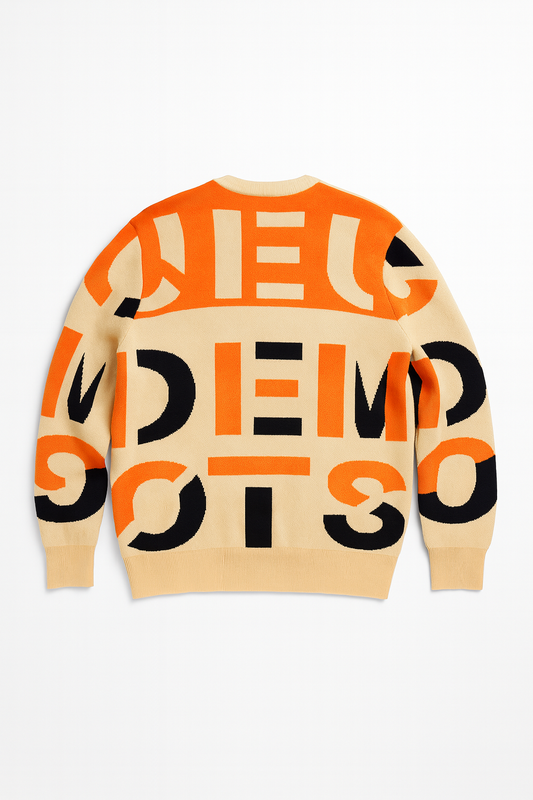 JEUDEMOTS Logo Knitted Sweater