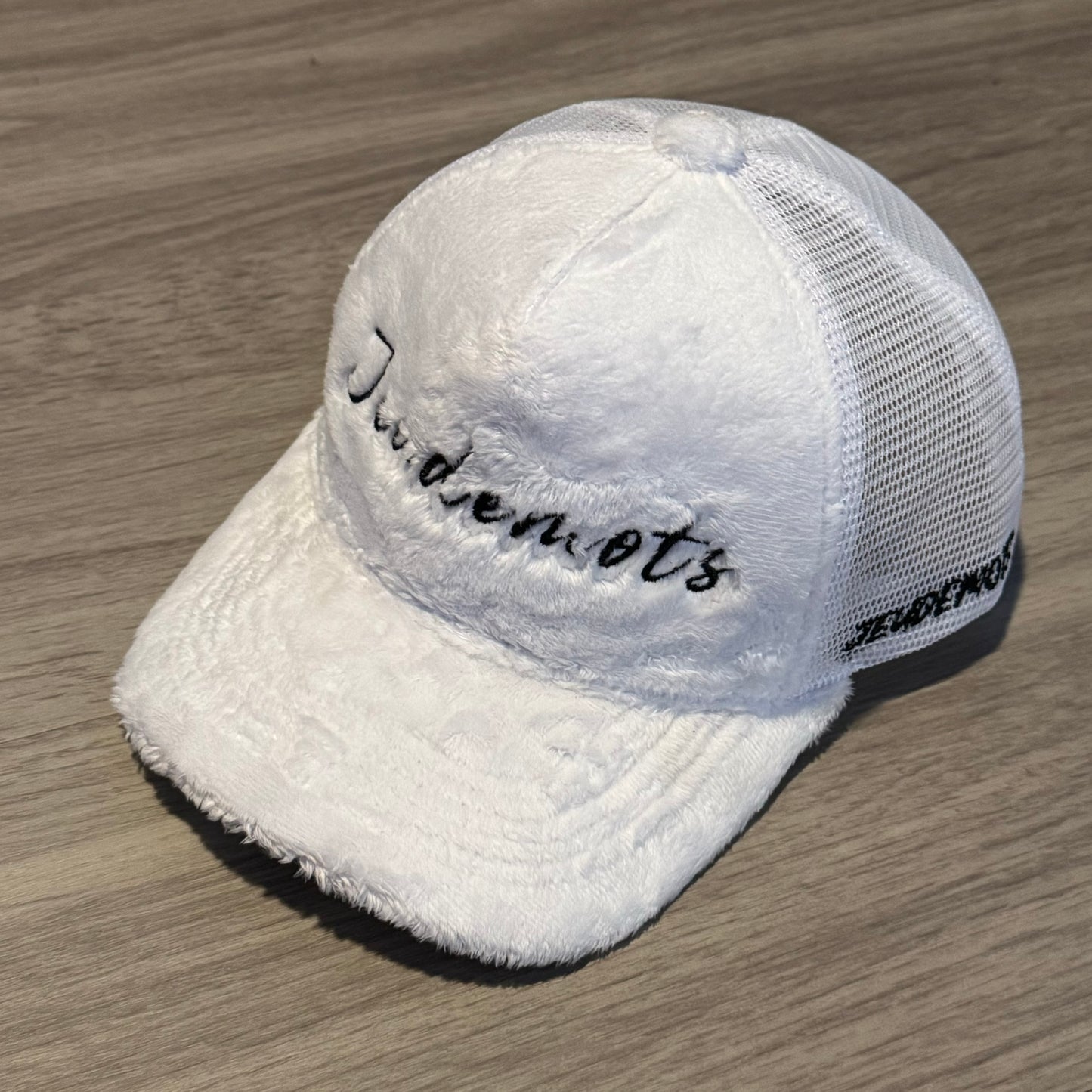 White Velvet Snapback