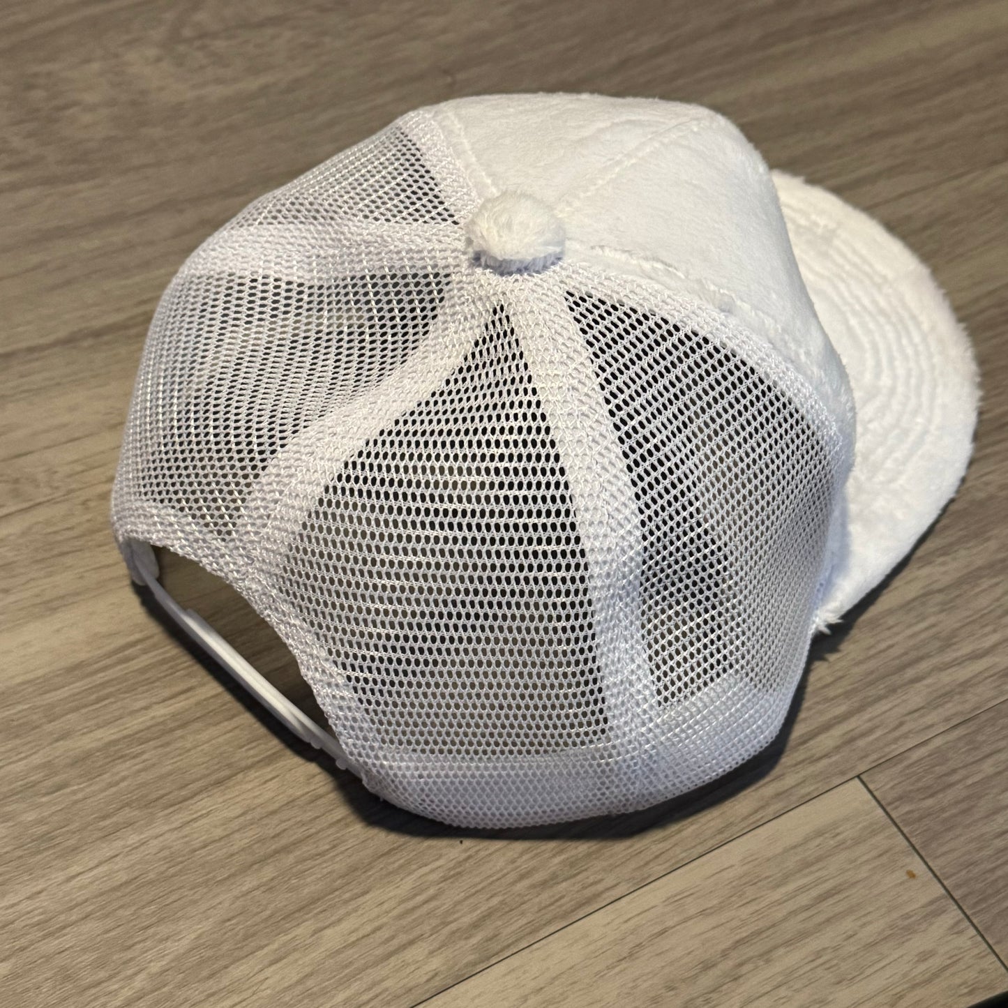 White Velvet Snapback