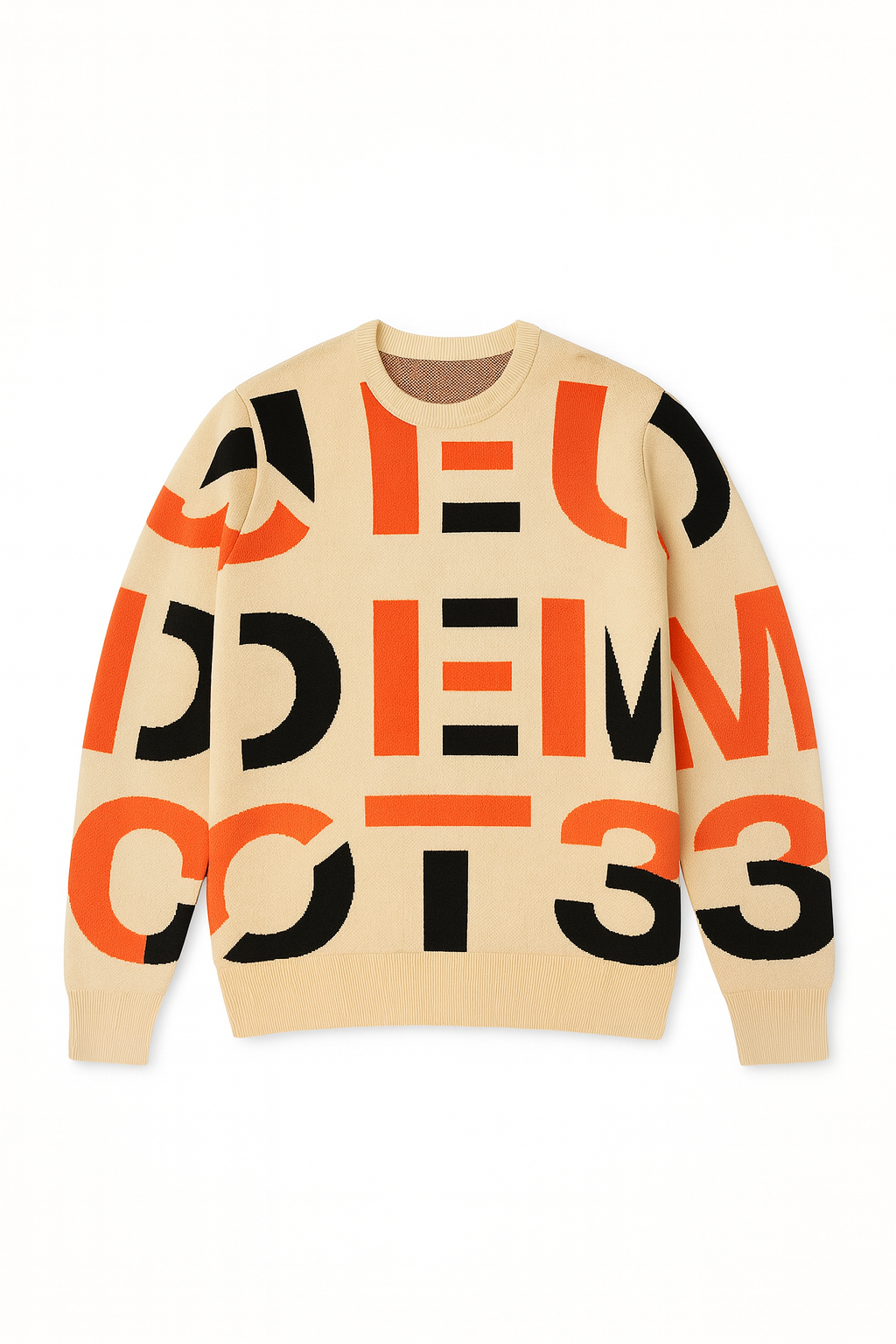 JEUDEMOTS Logo Knitted Sweater