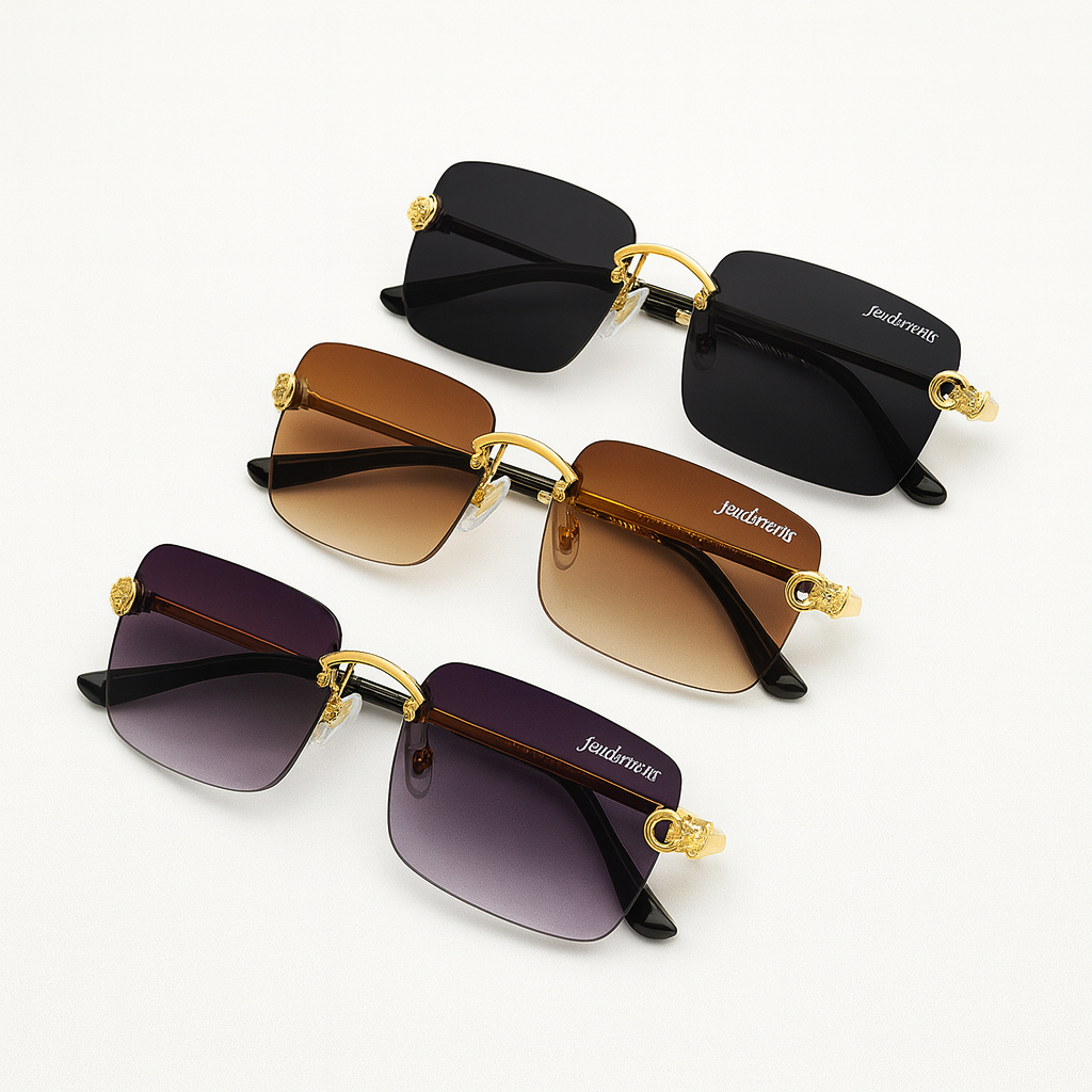 Retro Rimless Shades